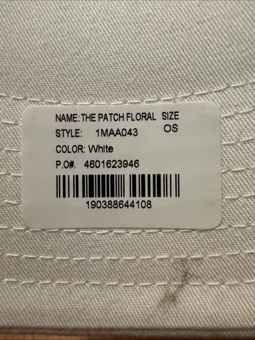 Travis Mathew Men’s white Patch Trucker Hat